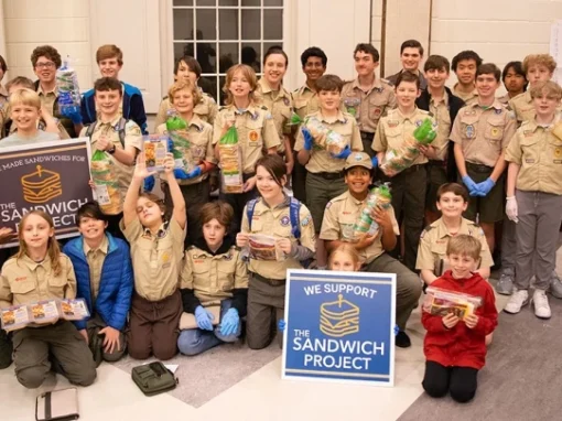 1,296 Sandwiches. One Troop. A Community Served. 1,296 Sandwiches. One Troop. A Community Served.